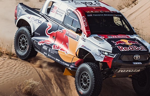 Persiapan Rally Dakar, Debutan TOYOTA GAZOO Racing Tampil Maksimal di Dubai International Baja 2023