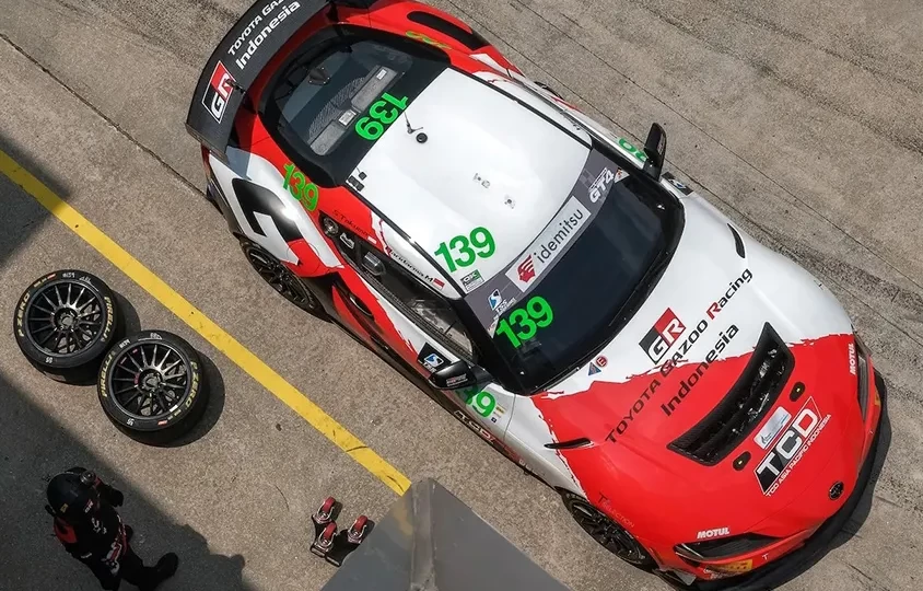 Debut TOYOTA GAZOO Racing Indonesia Langsung Berhasil Naik Podium The Super Series 2026 Seri ke-5, Andalkan GR Supra GT4 Evo2