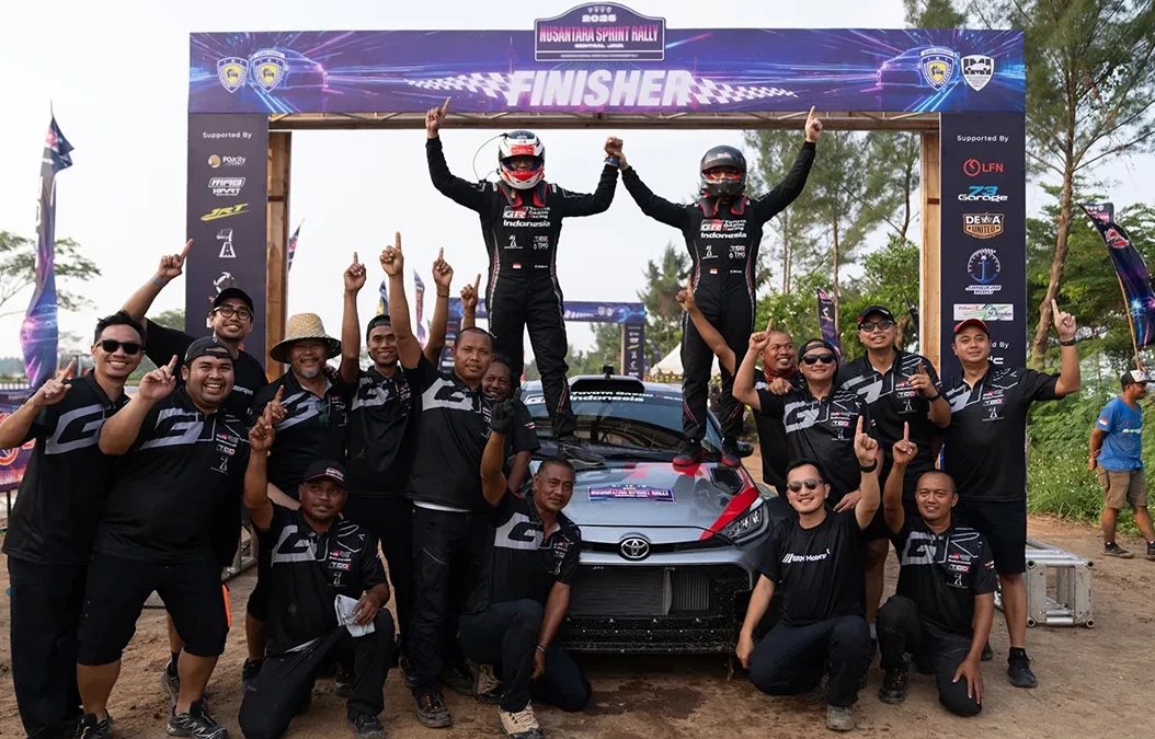TOYOTA GAZOO Racing Indonesia Kunci Gelar Juara Nasional Overall Kejurnas Sprint Rally 2025