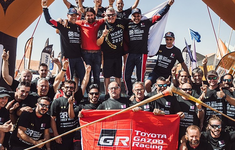 Pembalap TOYOTA GAZOO Racing Pastikan Gelar Juara Dunia Pembalap dan Manufaktur W2RC 2023